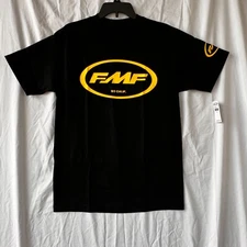 FMF Mens Classic Don T-Shirt Short Sleeve Casual Tee Black/Yellow Medium DISPLAY