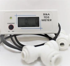 4 Digital Dual TDS Before and After Water Quality Tester for RO Reverse Osmosis