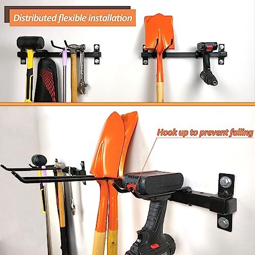 Garden Tool Storage Rack Wall Mount, Shovel and Rake Hangers Yard Tool Rack, eBay