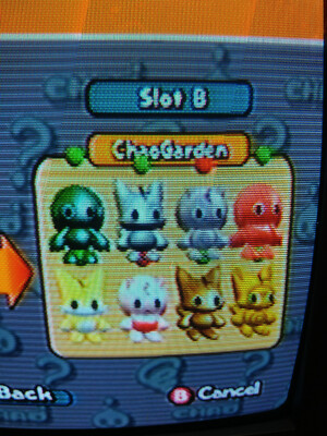 Sonic Adventure 2 Battle Chao Garden Egg Chao OmoChao Memory Card