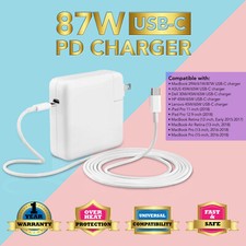 87w usb-c ac charger genuine For macbook pro A1540 A1706 A1708 A1989 2016-2019