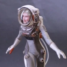1/20 Scale Astronaut Explorer Figure Sci-Fi Resin Model Space Collectible Statue