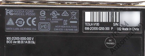 NVIDIA 699-2G500-0200-310 Tesla V100 16GB HBM2 - Picture 2 of 5