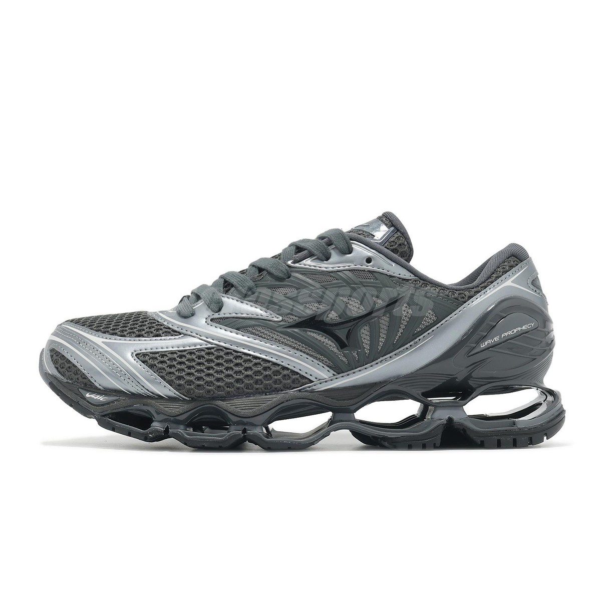 Mizuno Wave Prophecy LS Grey Silver Men Unisex Casual Shoes