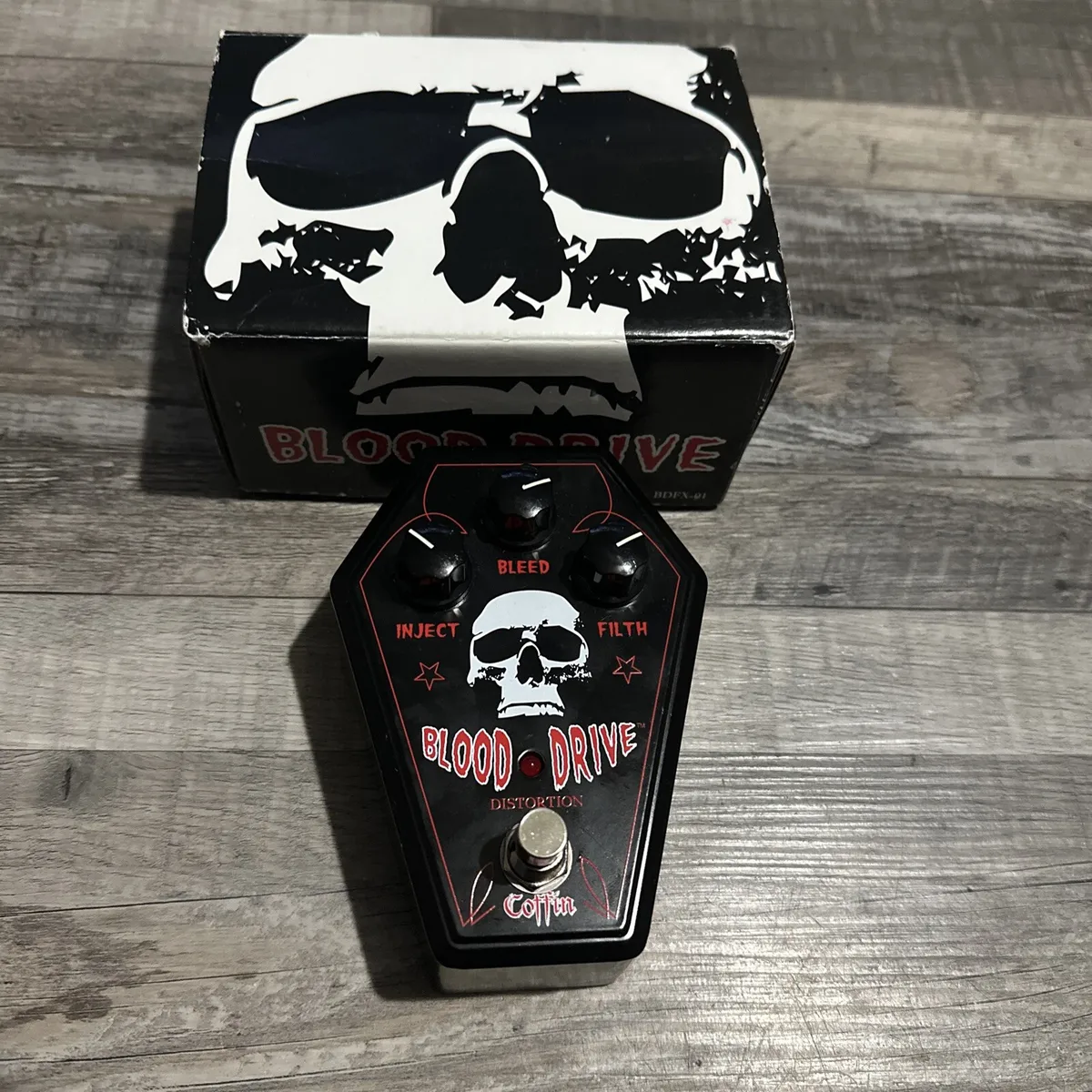 Coffin Case BDFX-1 Blood Drive Overdrive Distortion (made by