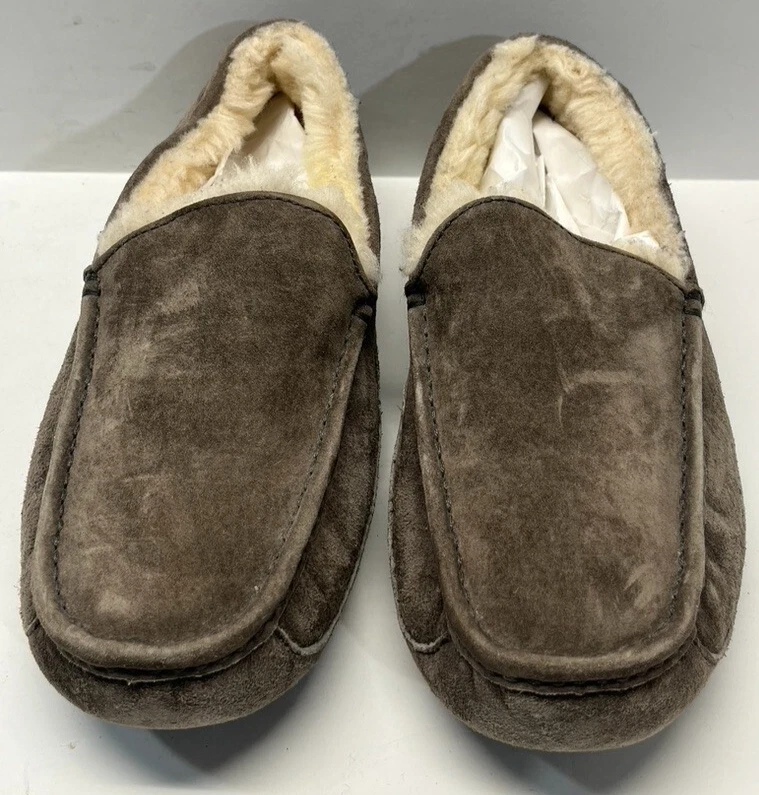 UGG Mens Shoes Size 9 Ascot Brown Suede