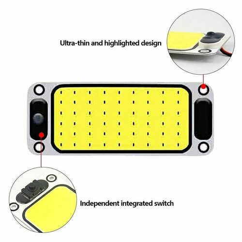 LED 12-24V Auto Interior Light Ceiling Lamp Car Reading LED Night Strip Light - Photo 8/14