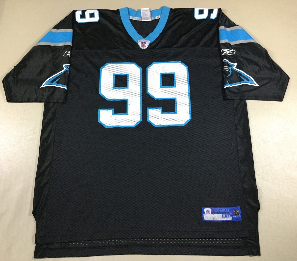 Carolina Panthers Ma'ake Kemoeatu #99 Football-NFL Reebok Jersey