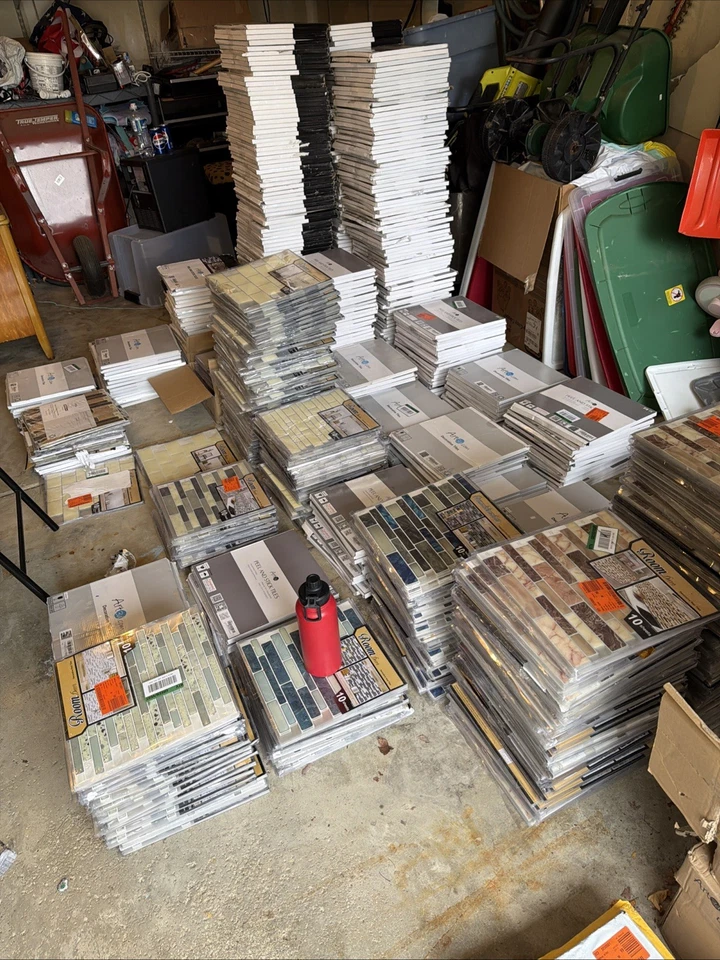 Peel And Stick Decorative Wall Tiles 12 X 12 Green 10 Pack - Image 2 of 2