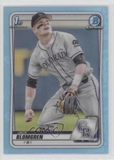 2020 Bowman Draft Chrome Sky Blue Refractor Jack Blomgren #BD-162 0q4s