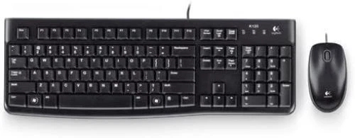 Logitech MK120 Wired Keyboard and Mouse for Windows, QWERTY Hebrew Layout - Blac - Image 2 of 4