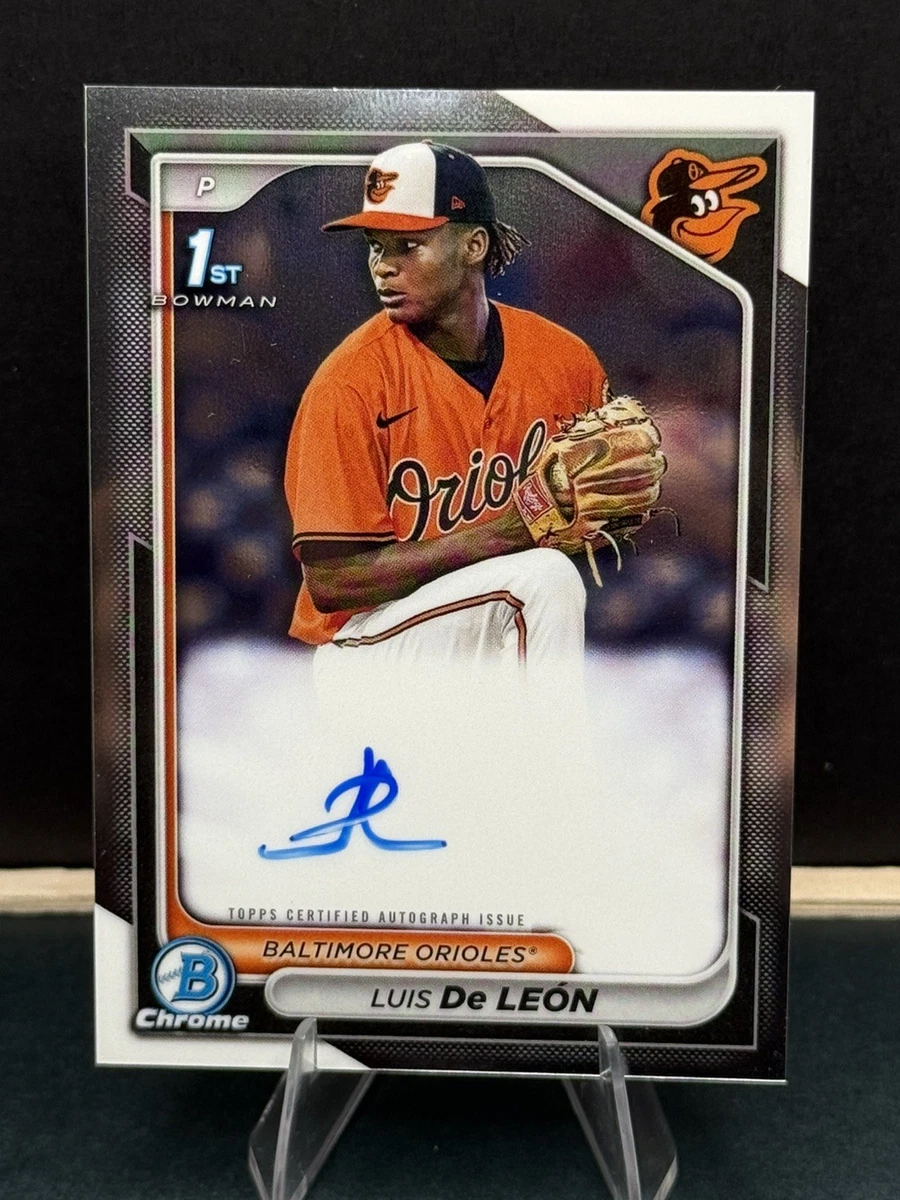 Bowman Baseball Baltimore Orioles Original Autographed Sports
