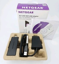 Netgear A6210 AC1200 WiFi USB Adapter 802.11 ac Dual Band USB 3.0 w/ USB Cord