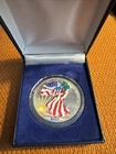 2000 American Silver Eagle Colorized In Capsule & Box 1 Troy Oz .999 Fine Silver