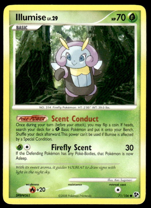 Pokemon Great Encounters #71/106 Illumise Common
