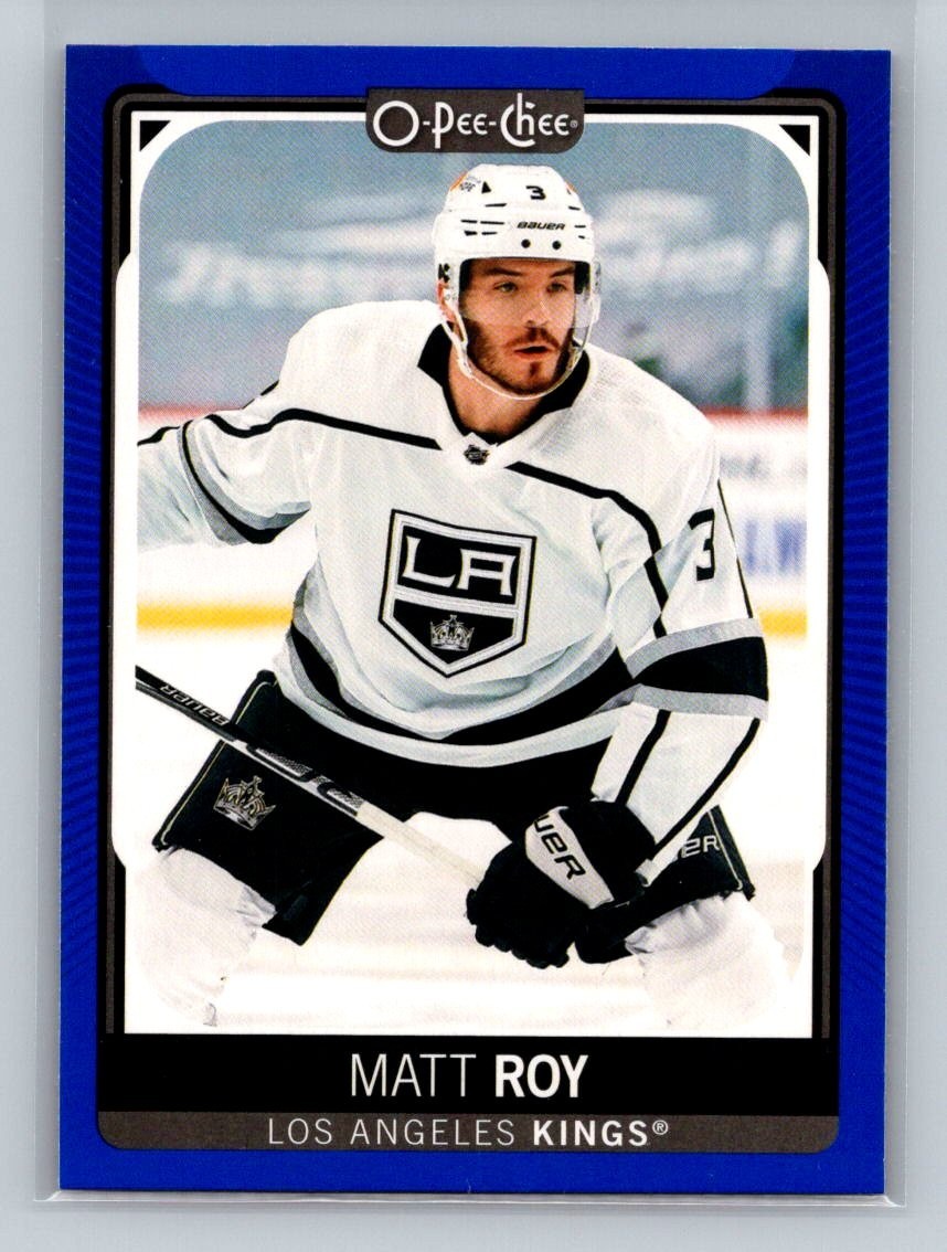 2021-22 O-Pee-Chee Blue Border - Matt Roy #142