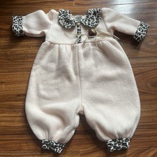 Vintage One Piece Cheetah Print Infant Outfit USA Made 24M? Size Small READ