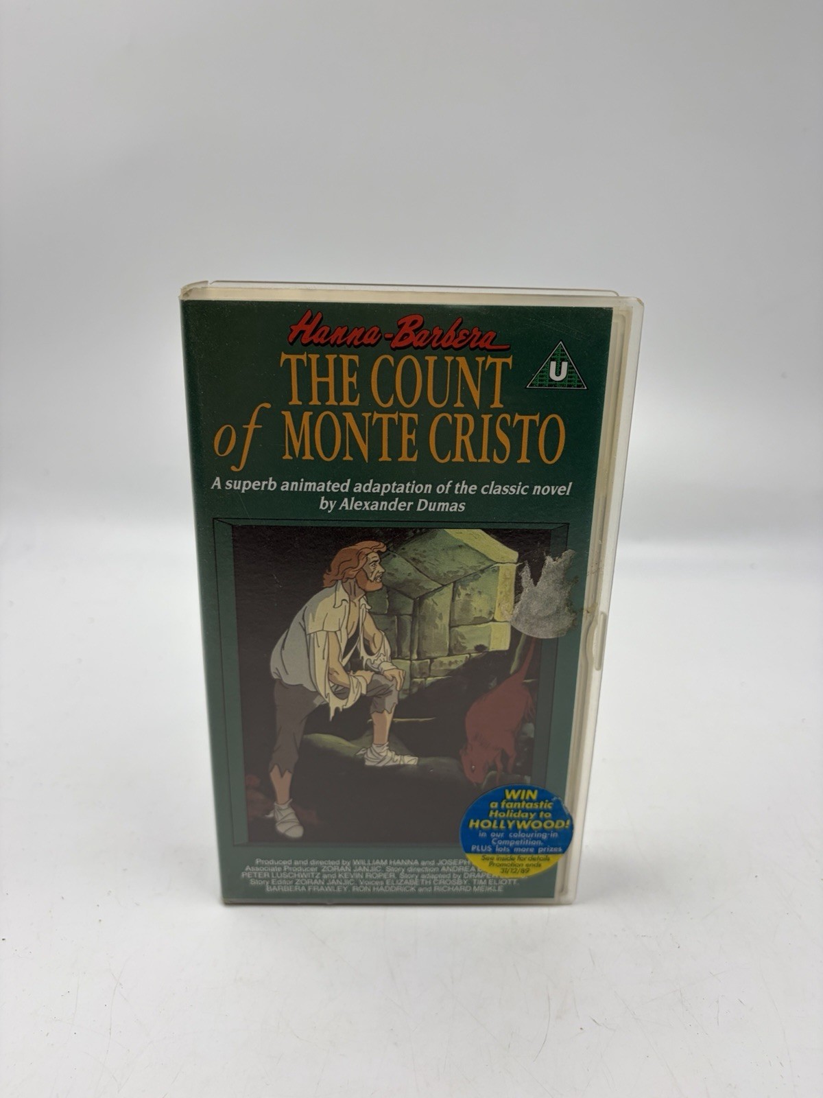 Hanna Barbera The Count Of Monte Cristo Vans VHS 1989 Animation PAL