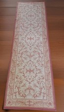 Laura Ashley Malmaison rug runner wool + cotton 87"long x 26"wide