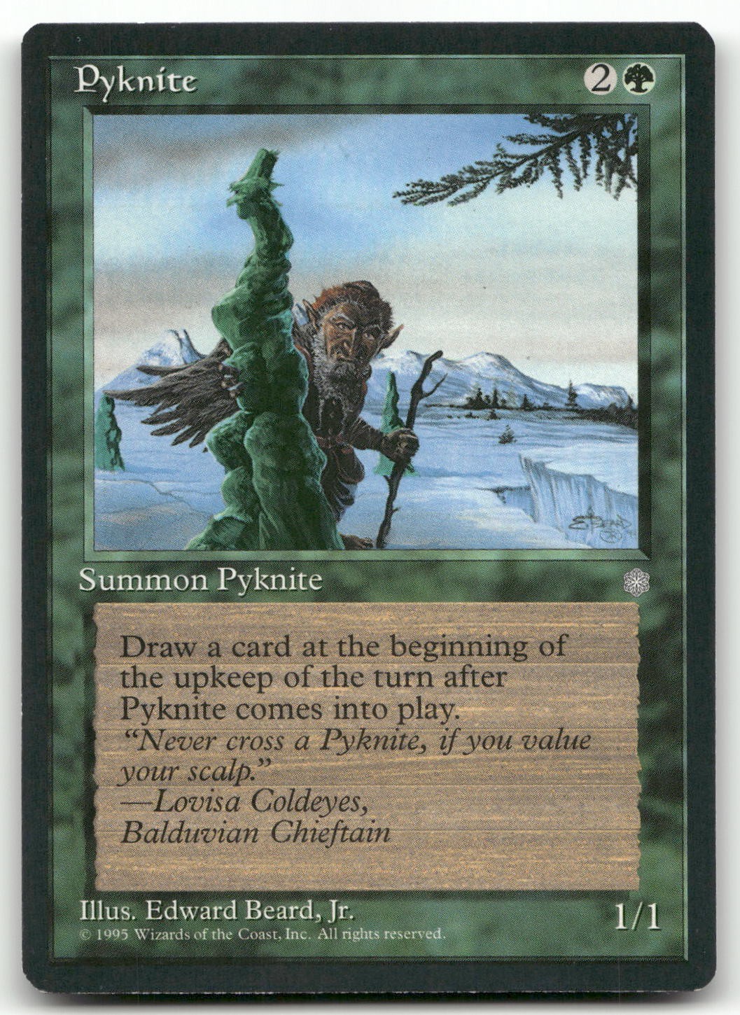 Pyknite (LP) Ice Age ICE Magic MTG