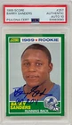 Barry Sanders Signed 1989 Score Detroit Lions NFL Rookie Card 89 ROY PSA Auto 10