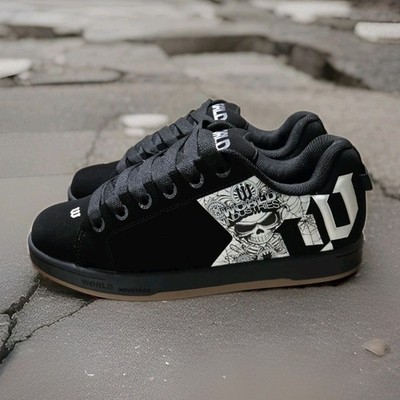 Men's World Industries Reflect Skate Shoes - Black/White | eBay