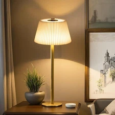 Cordless Rechargeable LED Bedside Lamp Portable Touch Dimming fo Bedroom&Outdoor