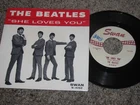 BEATLES 45  WITH SLEEVE - SHE LOVES YOU / I'LL GET YOU - SWAN LABEL