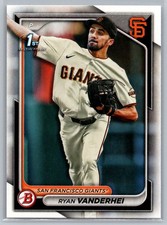 Ryan Vanderhei 2024 Bowman #BP-15 Prospects San Francisco Giants