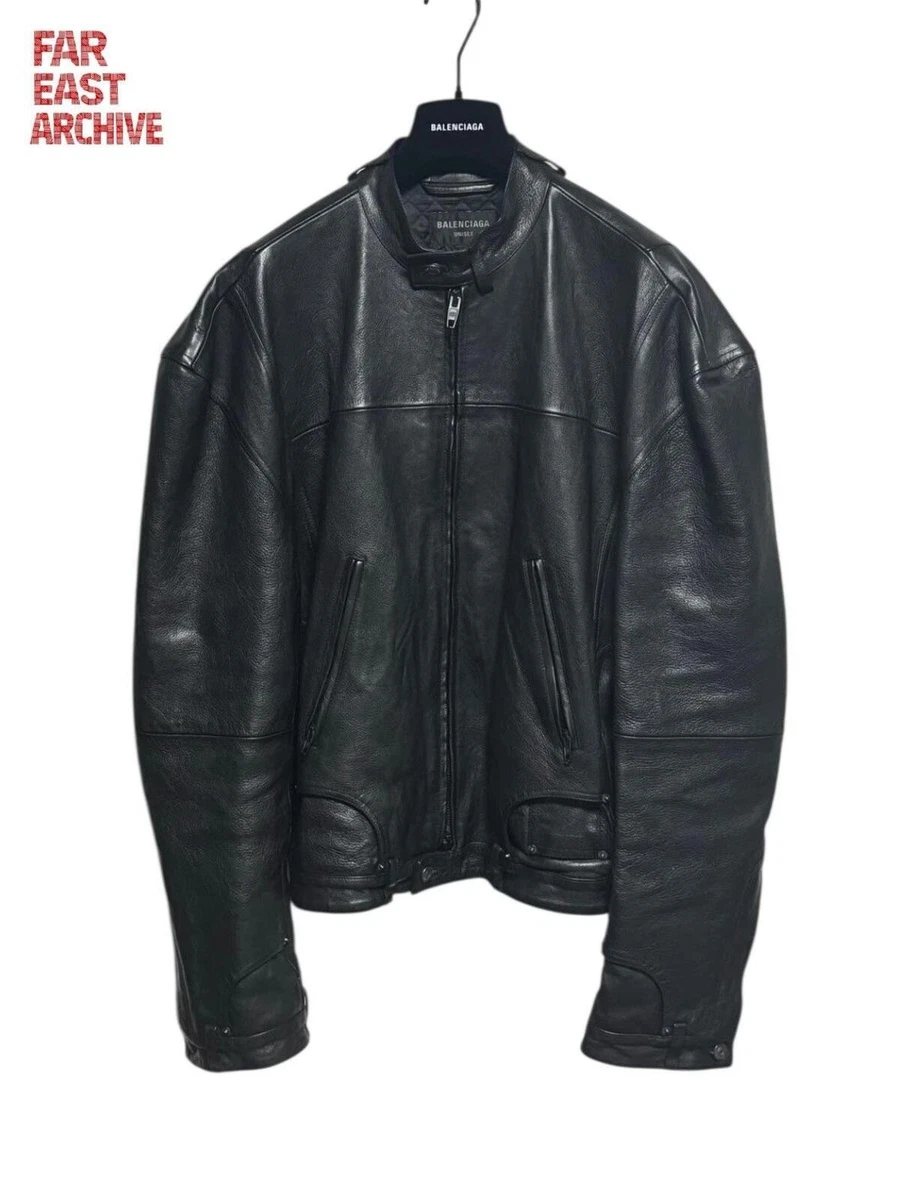 Balenciaga Leather Outer Shell Coats, Jackets & Vests for Men for