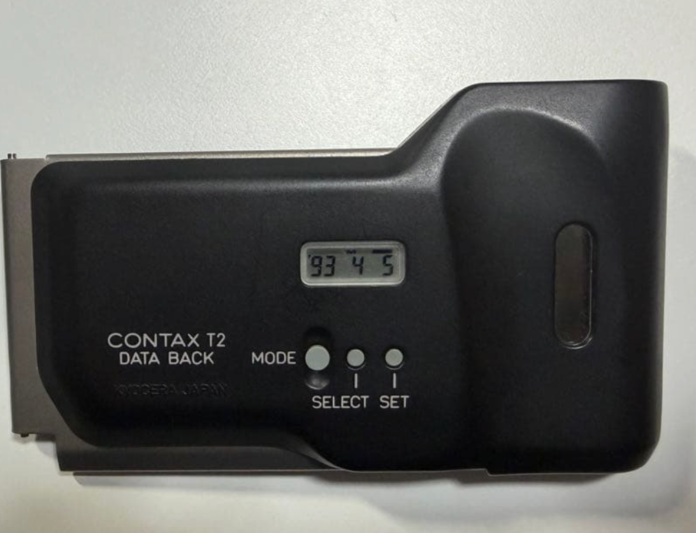 Unused item! CONTAX T2 DATA BACK DB Film Camera Back Cover From