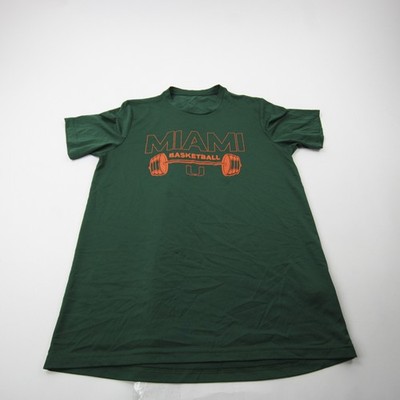 Miami Hurricanes adidas Aeroready Short Sleeve Shirt Men's Used L