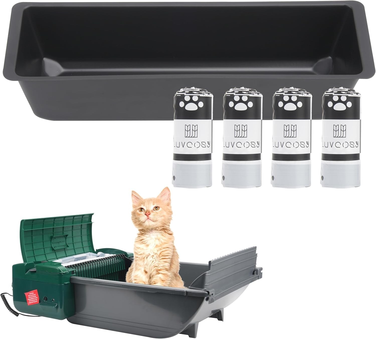 Permanent Waste Receptacle With 40 Liners
