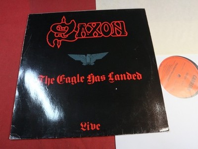 Saxon  THE EAGLE HAS LANDED  -  LP Carrere 2934147 Germany 1982 sehr gut