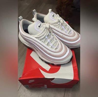nike air max 97 pink and white size women s 6.5