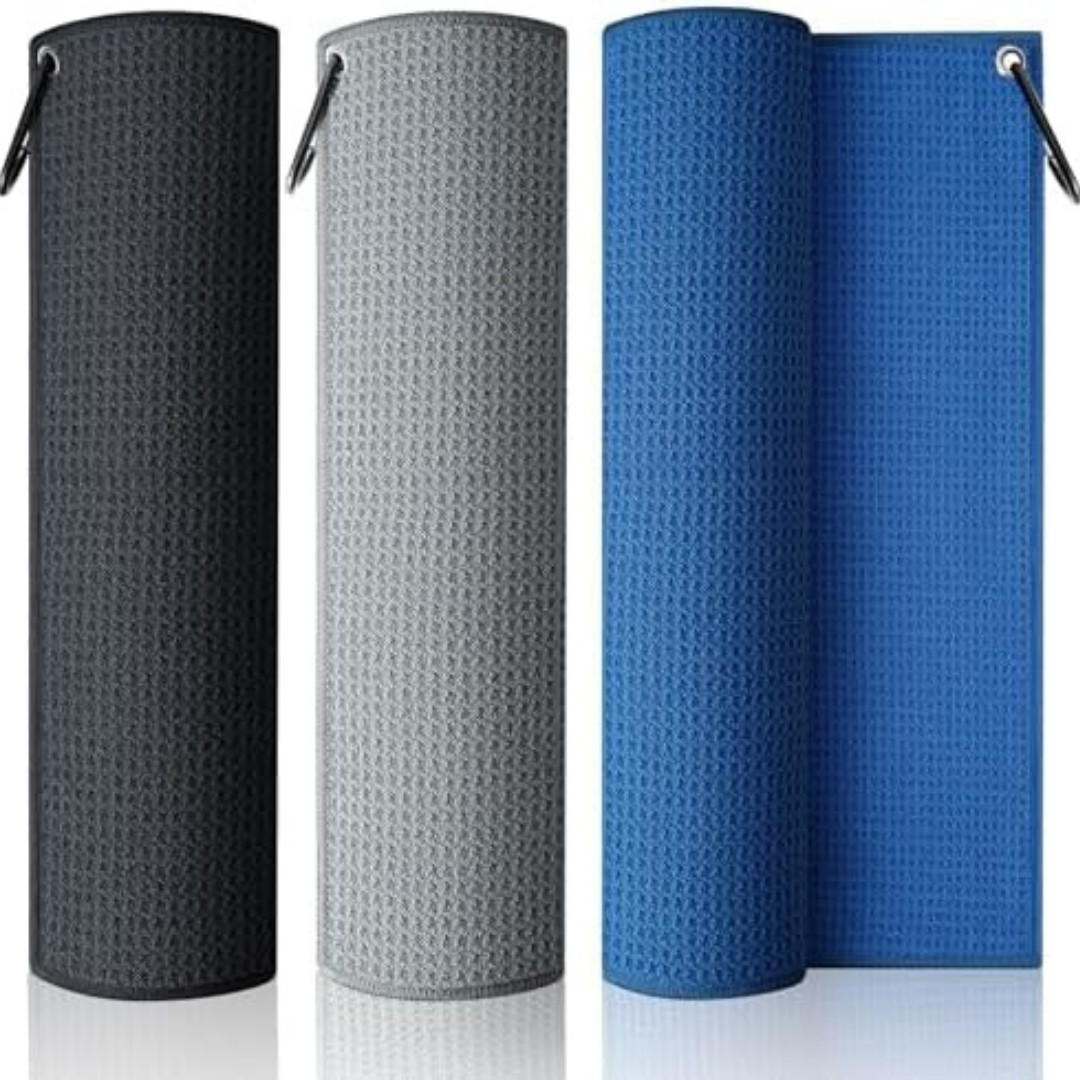 For Golf Bags With Carabiner Clip Microfiber Golf Gear Rag...