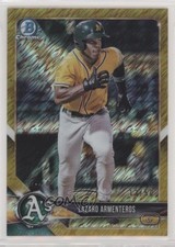2018 Bowman Chrome Prospects Gold Shimmer Refractor 13/50 Lazaro Armenteros uk2