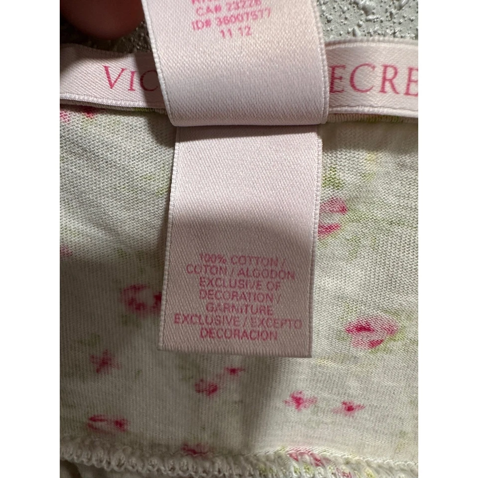 Blusa sin mangas Victoria's Secret XL con ribete floral de encaje cami Foto 4 de 4