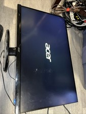 Acer S271HL 27" LCD LED Full HD Monitor HDMI DVI VGA - Screen Has Deep Scratch