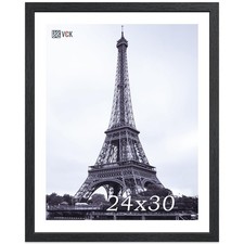 VCK 24x30 Puzzle Frame Black Wood Wall Display 1 Pack
