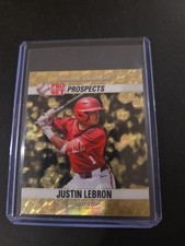 Marketplace image: 2026 Leaf Pro Set Metal Justin Lebron Mini Gold SuperFractor 1/1