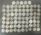 Lot Of (75) Mercury Dimes 90% Silver Various Dates