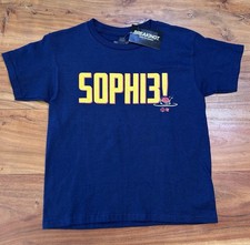 SOPHIE CUNNINGHAM WNBA Indiana Fever YOUTH T-Shirt Navy Blue Size SMALL NWT