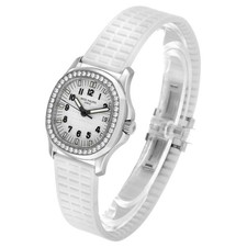 Patek Philippe Aquanaut Luce Steel White Dial Diamond Ladies Watch 5067A 4