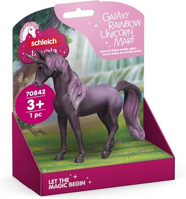 Bayala 70842 Galaxy Rainbow Unicon Mare toy playset Schleich 03717