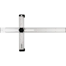 ALU-ZIMMERMANN SWINKEL 600MM Verstellbarer T Winkel Für Bau Gipsplatten Messwerk