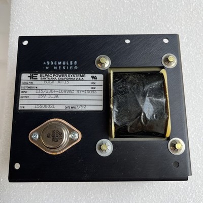 ELPAC POWER SYSTEM  SOLV 30-15