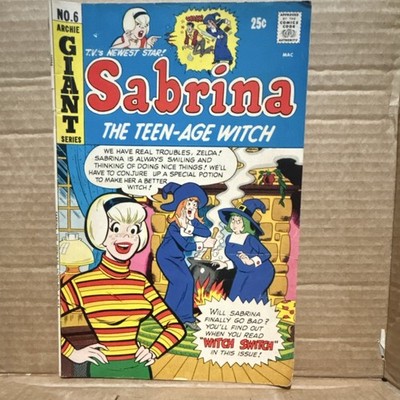 Archie Comics Sabrina the Teen-Age Witch #6 Witch Switch 1971 VG+