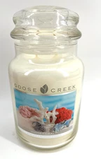 Goose Creek WHITE CORAL 24 oz Candle Two Wicks Blackcurrant, freesia, fruits