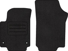 Fußmatten Velours Autoteppich passend für SKODA CITIGO vorne schwarz